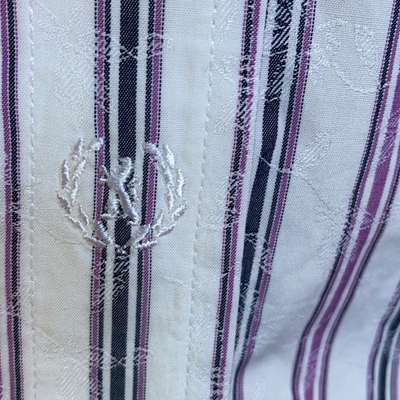 Bugatchi Striped button shirt men’s - Picture 9 of 12